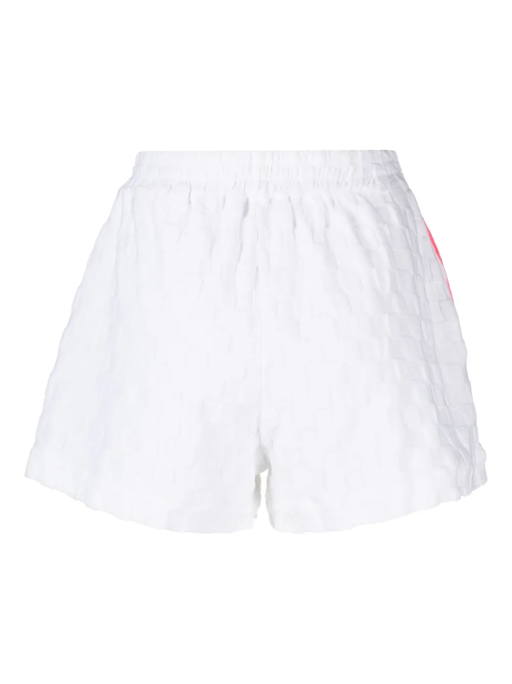 MC2 Saint Barth logo-embroidered cotton shorts - Wit
