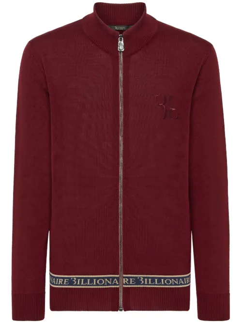 Pull zippé à logo brodé - Billionaire - Modalova
