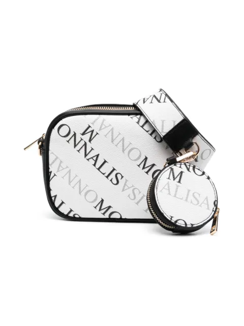 Monnalisa bolsa de hombro con logo estampado