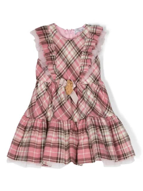 Monnalisa vestido con estampado gráfico