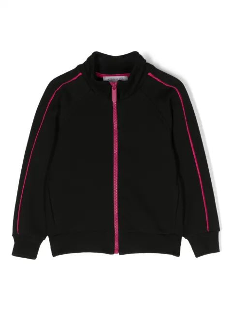 Monnalisa graphic-print zip-up jacket