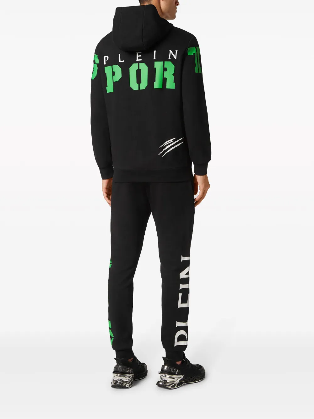 Plein Sport Trainingspak met logoprint - Zwart