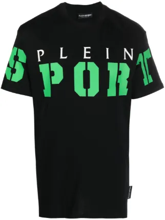 Plein Sport Signature Black TShirt New TIPS122TN 99 main image 1