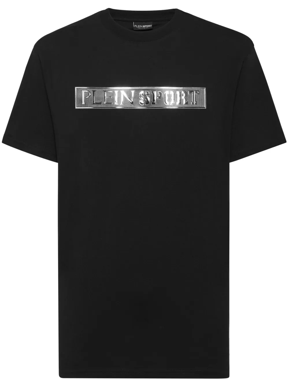 Plein Sport logo-patch cotton...
