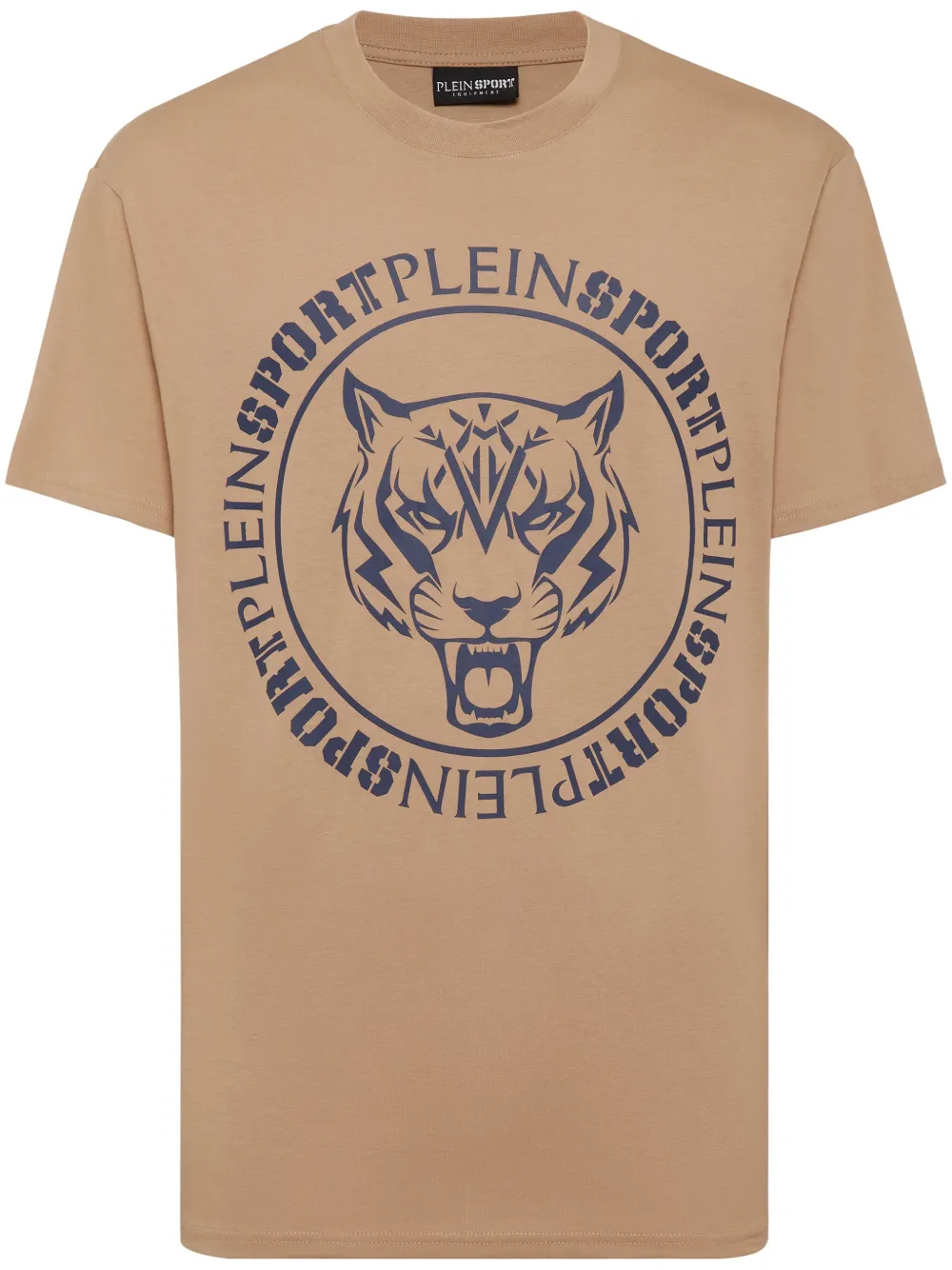 Plein Sport タイガープリント Tシャツ - ニュートラル Plein Sport タイガープリント Tシャツ - ニュートラル