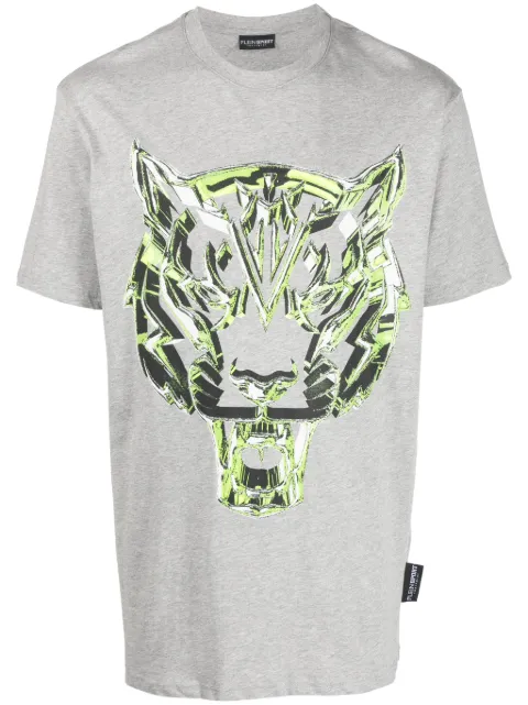 Plein Sport SS Chrome Tiger cotton T-shirt