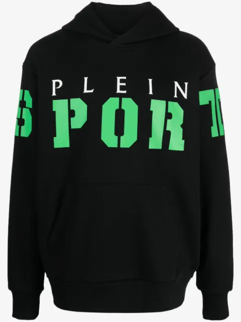 Plein Sport hoodie en coton à logo imprimé