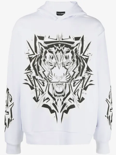 Plein Sport Thunder Tiger graphic-print hoodie