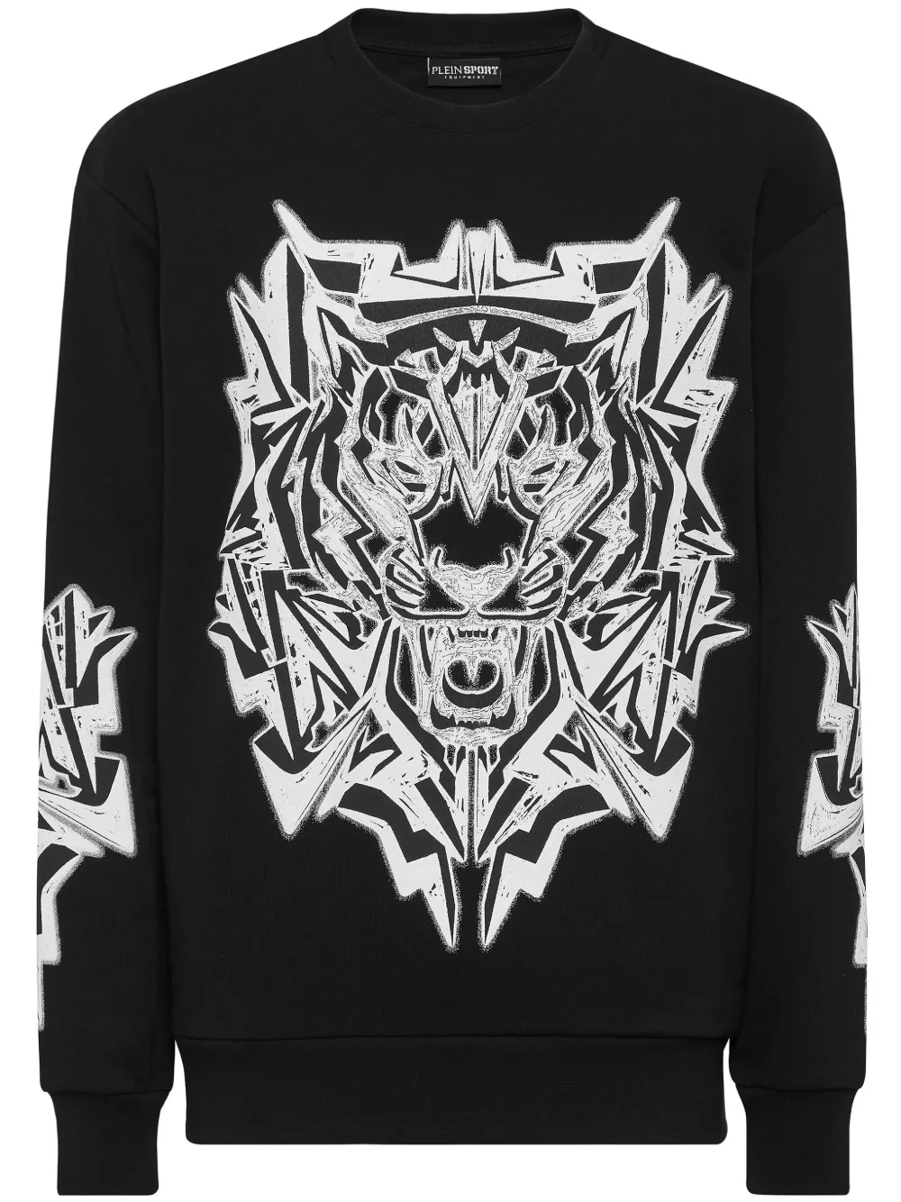 Plein Sport グラフィック スウェットシャツ - ブラック Plein Sport グラフィック スウェットシャツ - ブラック