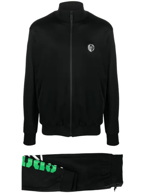 Plein Sport logo-print cotton tracksuit