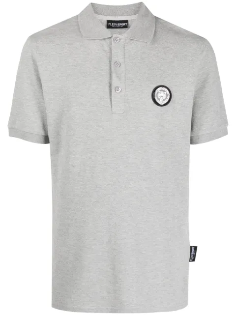 Plein Sport SS Thunder Tiger cotton polo shirt