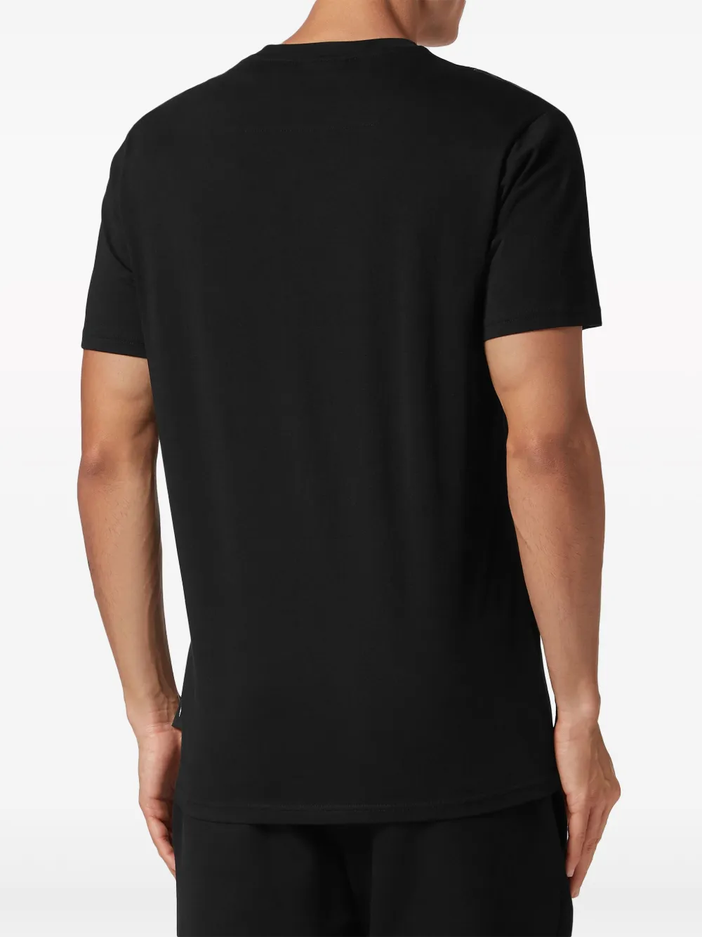 Plein Sport T-shirt met logopatch Zwart