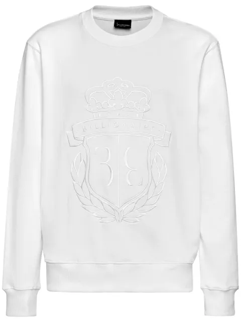 Billionaire tröja med broderad logotyp