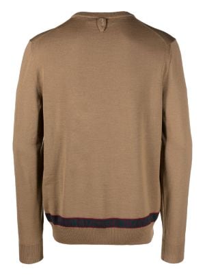 Wool and Silk Pullover Polo-Neck SS Billionaire