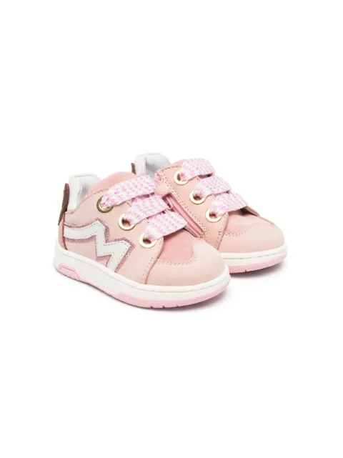 Monnalisa Teddy Bear patch low-top sneakers