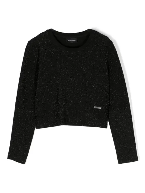 Monnalisa long-sleeve crew-neck sweatshirt