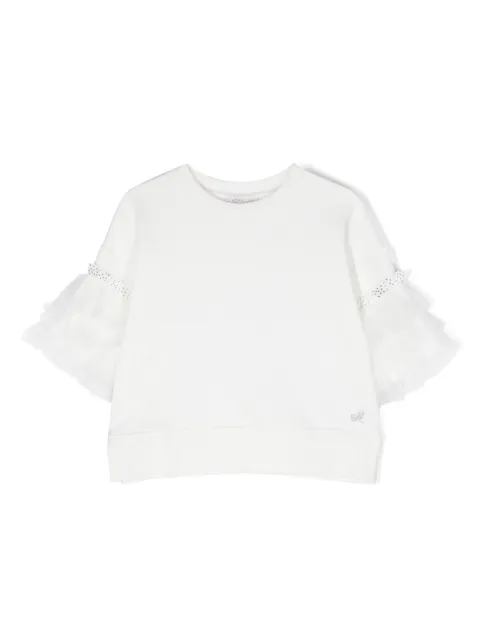 Monnalisa playera con mangas de tul