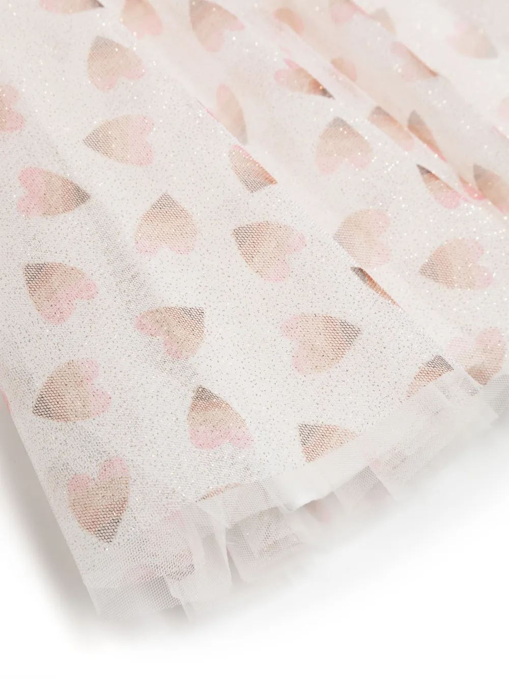 Monnalisa Jurk met grafische print Beige