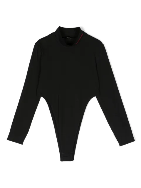 Monnalisa logo-appliqué long-sleeve bodysuit
