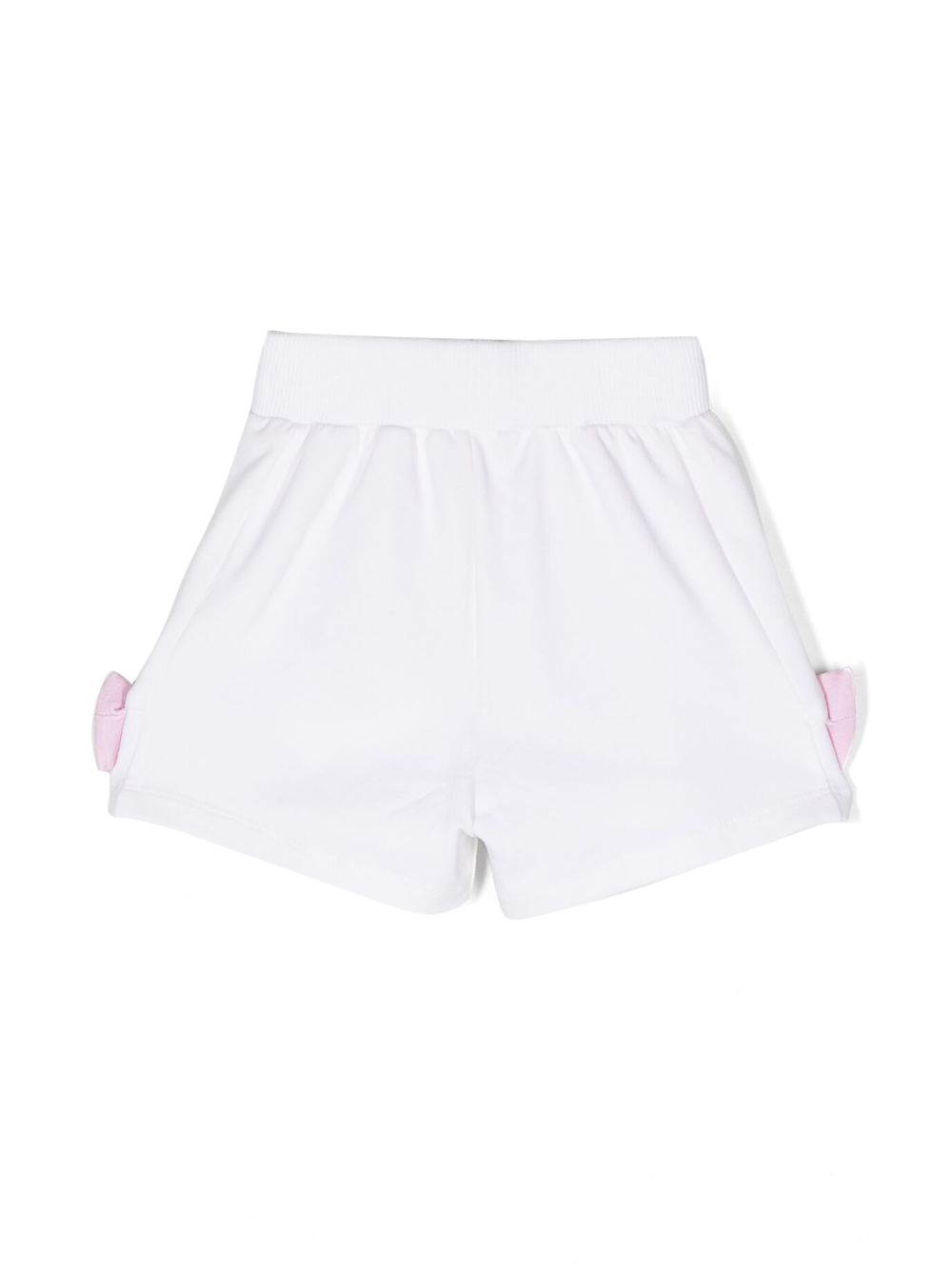 Monnalisa Shorts met strikdetail - Wit