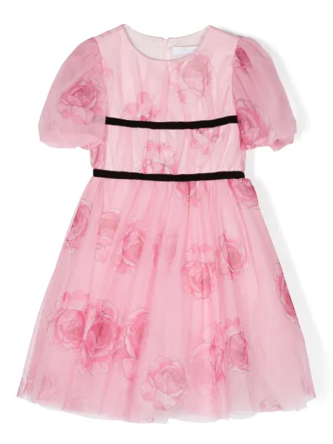 Monnalisa vestido con estampado floral