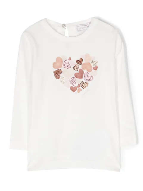 Monnalisa graphic-print cotton T-shirt
