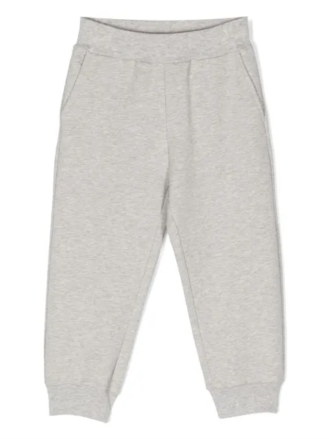 Monnalisa floral-appliqué track pants