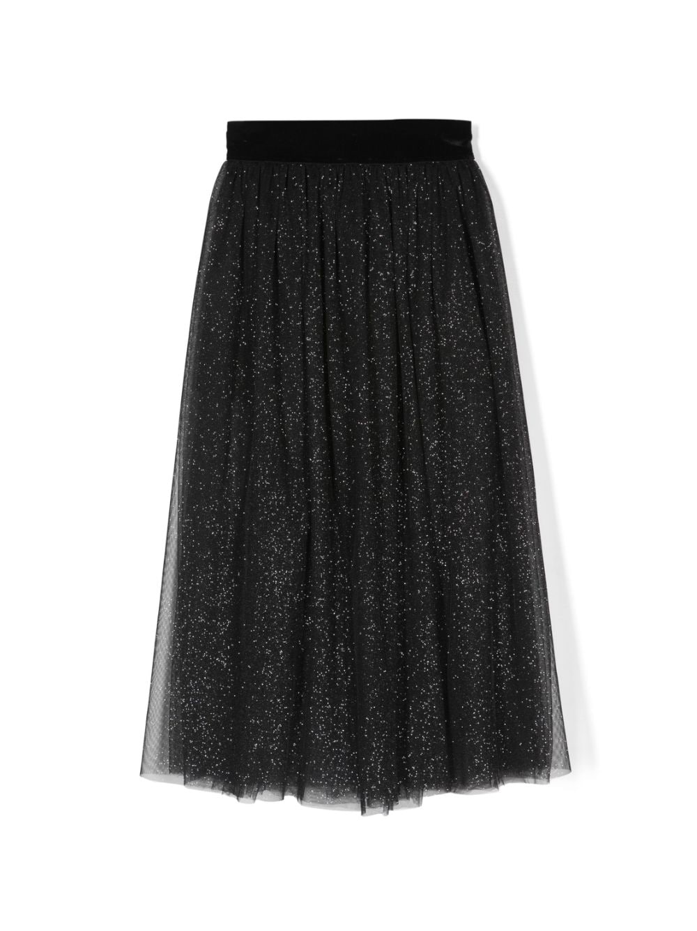 Zara black shop tulle mini skirt