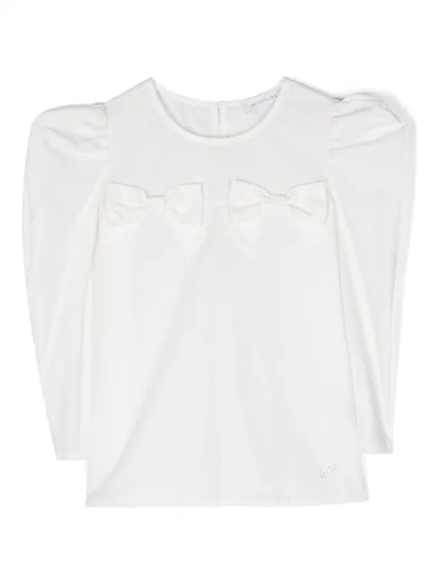 Monnalisa playera con detalle de moño