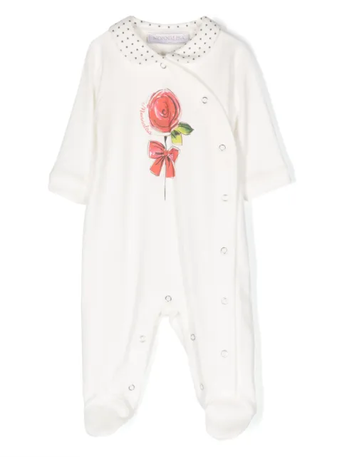 Monnalisa graphic-print babygrow