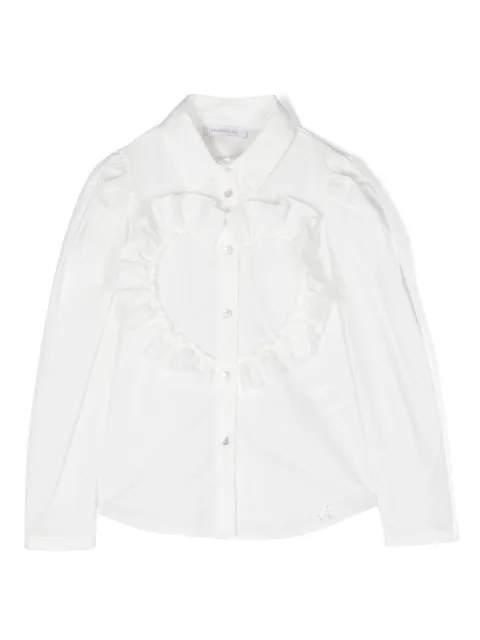 Monnalisa ruffled-detailing long-sleeve shirt