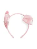 Monnalisa bow-detail hair band - Pink