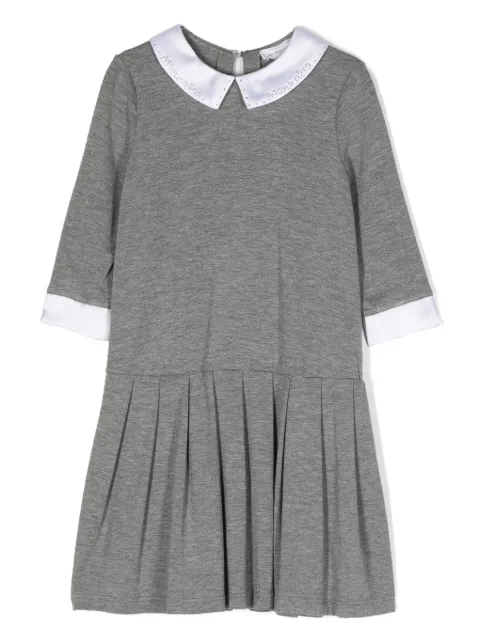 Monnalisa vestido con detalles del logo