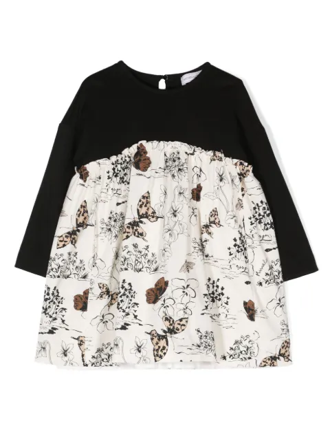 Monnalisa floral-print cotton dress