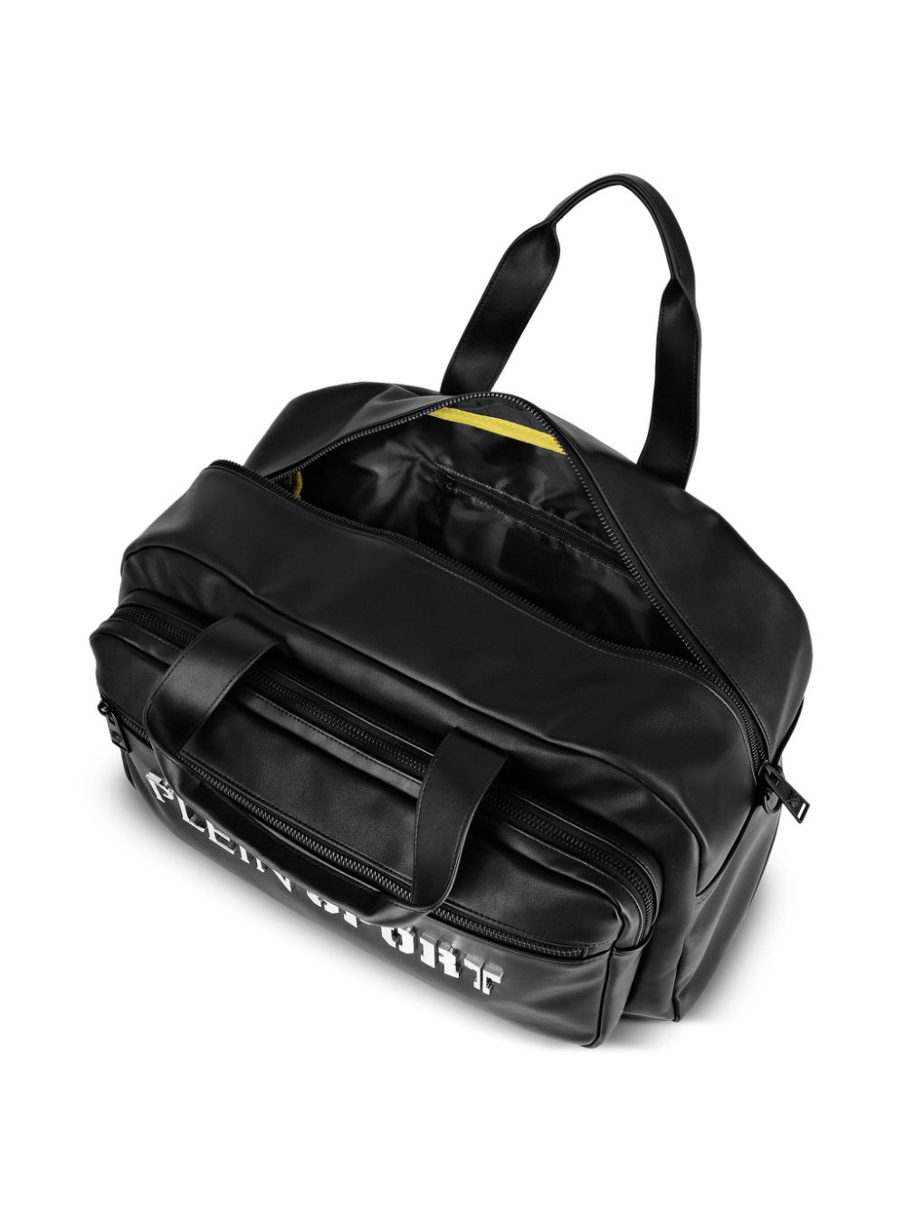 Shop Plein Sport Arizona Logo-lettering Duffle Bag In Black