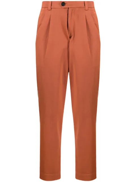 Cruciani pantalones tapered con pinzas