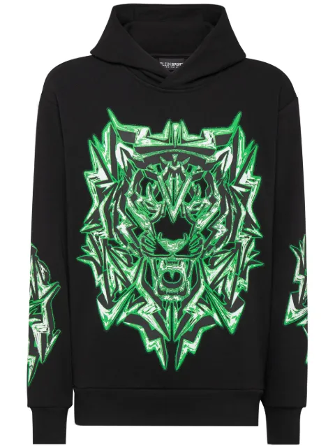 Plein Sport Thunder Tiger long-sleeve hoodie