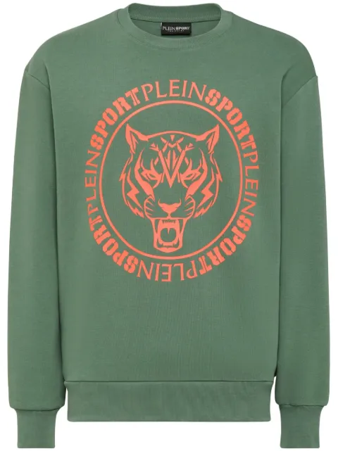 Plein Sport sudadera con motivo Tiger