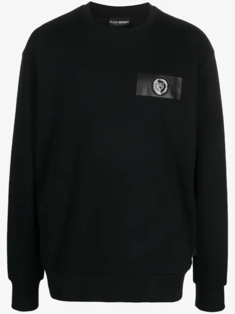 Plein Sport sudadera con parche del logo