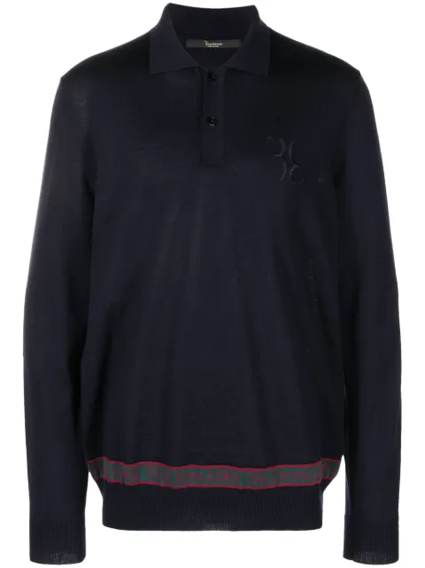 Billionaire logo-embroidered polo shirt