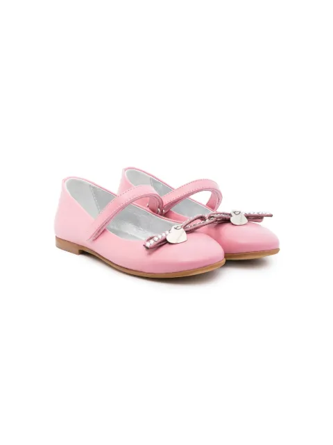Monnalisa flats con dije de corazón