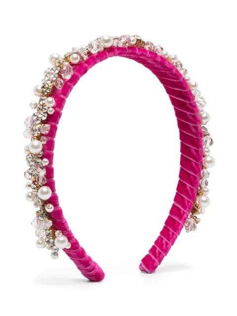 Monnalisa diadema con detalle de cuentas