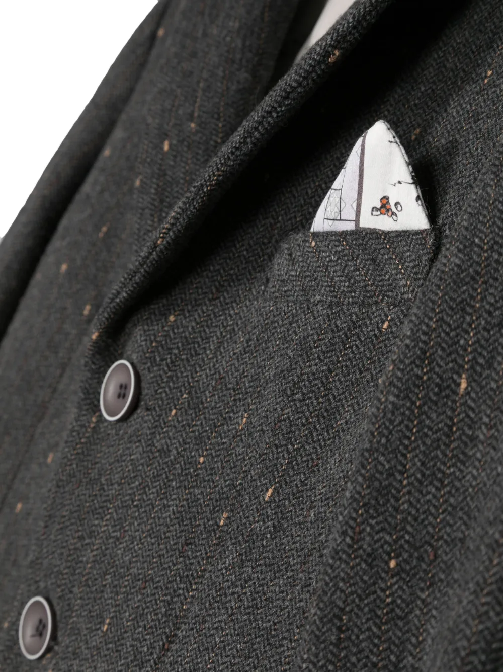 Monnalisa Single-breasted Notched Blazer In Grey