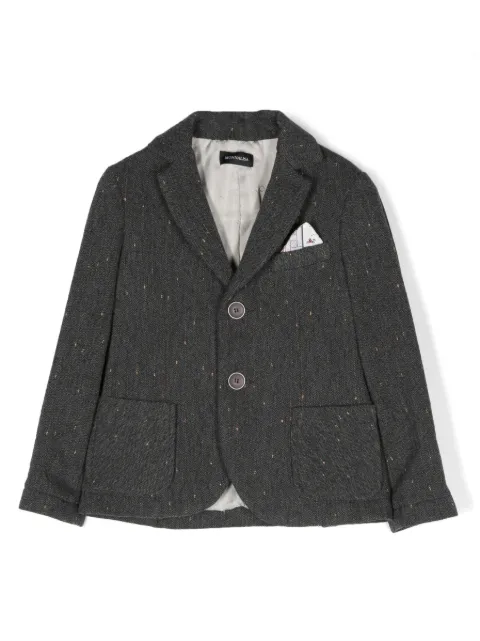 Monnalisa blazer con botones y solapa de muesca