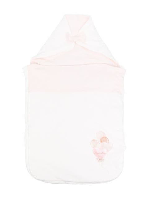 Monnalisa embroidered-logo sleeping bag