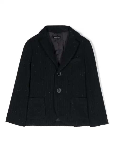 Monnalisa Blazer risca de giz com abotoamento