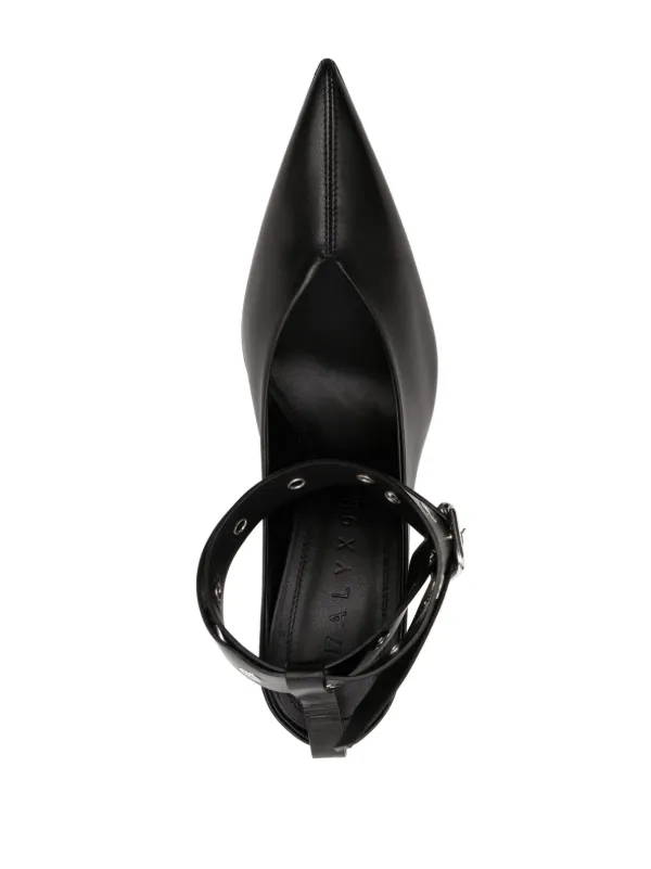 1017 ALYX 9SM ミュール パンプス ヒール 1017 ALYX 9SM ポインテッドトゥ ミュール | ブラック | FARFETCH JP
