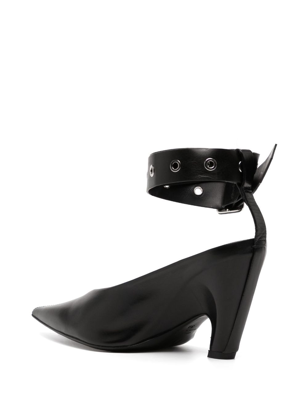 Shop Alyx 100mm Pointed-toe Mules In Black