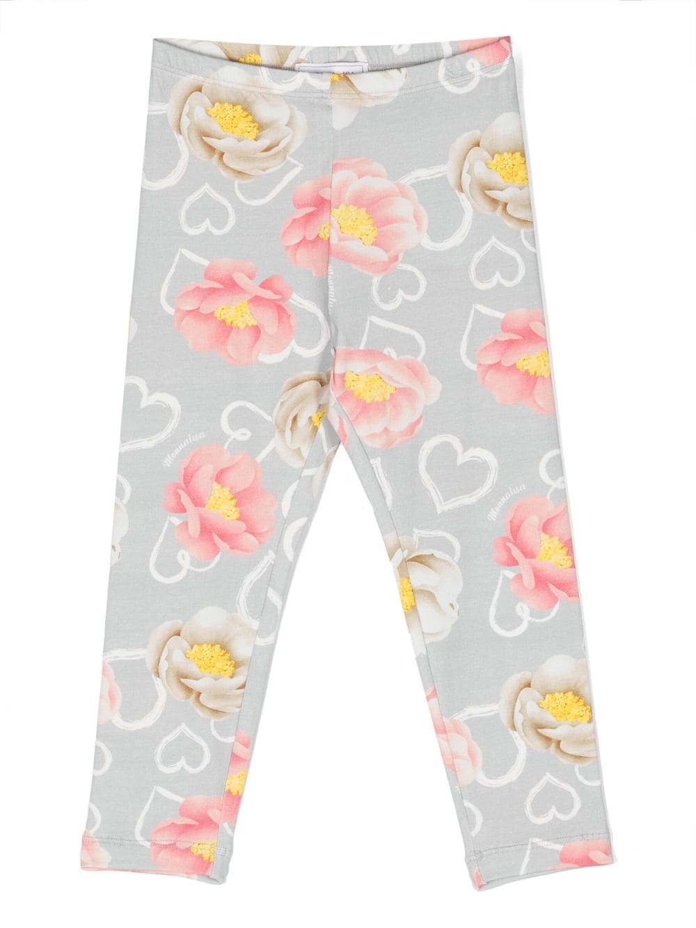 Image 1 of Monnalisa graphic-print stretch-cotton trousers