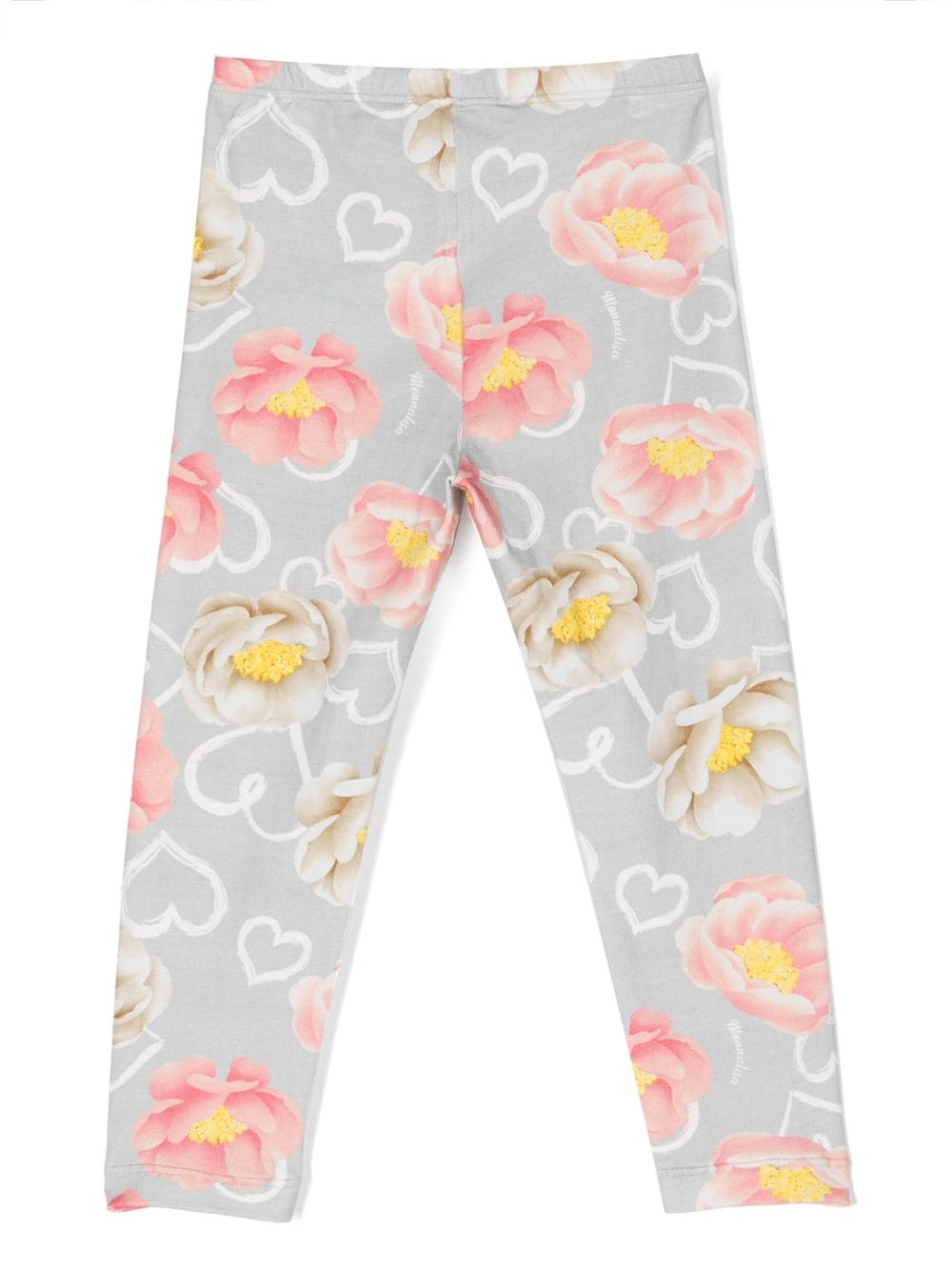 Image 2 of Monnalisa graphic-print stretch-cotton trousers